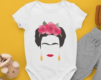 Frida Kahlo Baby Onesie