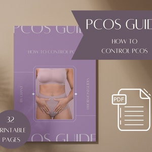 PCOS Guide for Hormones Ebook PCOS Lifestyle Guide Hormones Cycle for Women How to deal with PCOS gifts for woman Pcos Planner Information