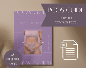 PCOS Guide for Hormones Ebook PCOS Lifestyle Guide Hormones Cycle for Women How to deal with PCOS gifts for woman Pcos Planner Information