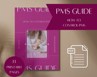 PMS Guide for Hormones Ebook PMS Lifestyle Guide Hormones Cycle for Women How to Umgang mit PMS Geschenke für Frau PMS Planner Zyklus Synchronisieren