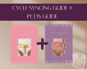 Hormone Guide PCOS Cycle Syncing Guide PCOS Hormone Proof Food Cycle Syncing Ebook PCOS Treatment Food for Hormone Balance pcos Food Hormone
