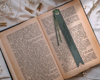 Custom Genuine Leather Hand Made Bookmark Personalized Bookmark Gift for Reader Mother's Day Father's Day Gift
