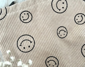 Kosmetiktasche, Kulturtasche mit Smiley - Geschenk