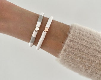 Armband mit Herz Gold Rosé Silber