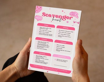 Cowgirl Bachelorette Scavenger Hunt Printable Scavenger Hunt Game for Bachelorette Party Bachelorette Drinking Games Last Rodeo Bachelorette