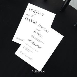 Minimal Wedding Invitation Template Simple Wedding Invite Suite Wedding Invite Card Wedding Details Card Template Wedding RSVP with QR Code