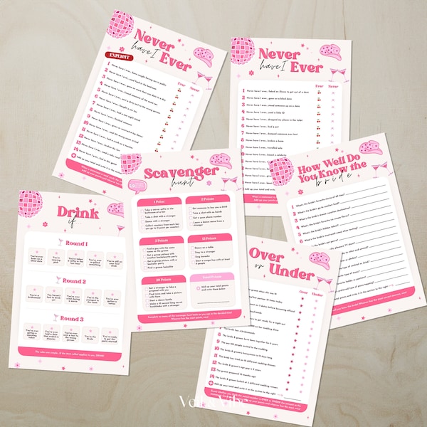 Cowgirl Bachelorette Party Games Hen Party Games Printable Last Rodeo Bachelorette Game Bundle Scavenger Hunt Bachelorette Drinking Games