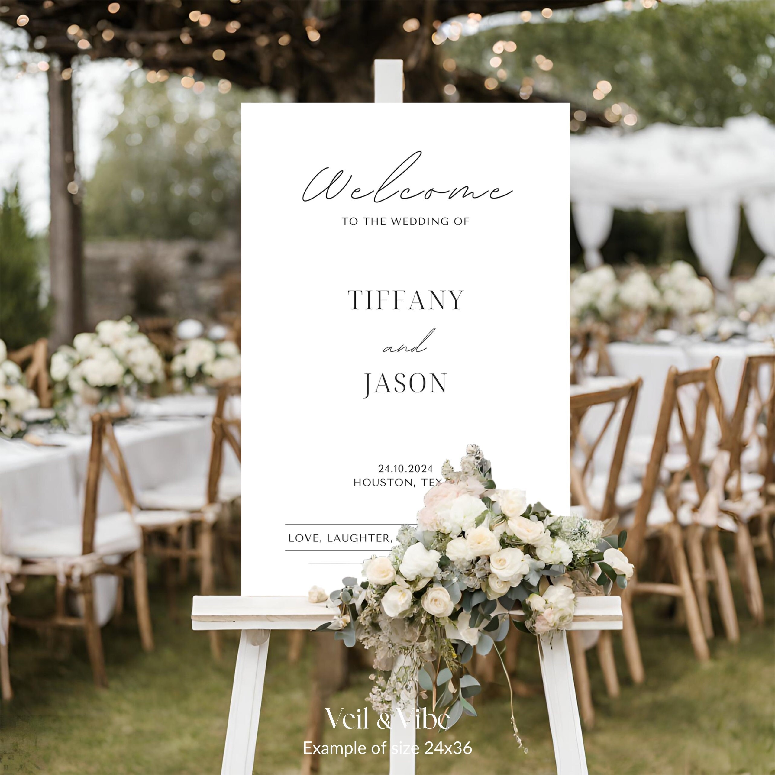 Wedding Welcome Sign Template Welcome to Our Wedding Poster Script