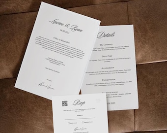 Plantilla de invitación de boda de lujo, plantillas de invitación de boda, tarjeta RSVP de boda, plantilla de tarjeta de detalles de boda, paquete de suite de boda elegante