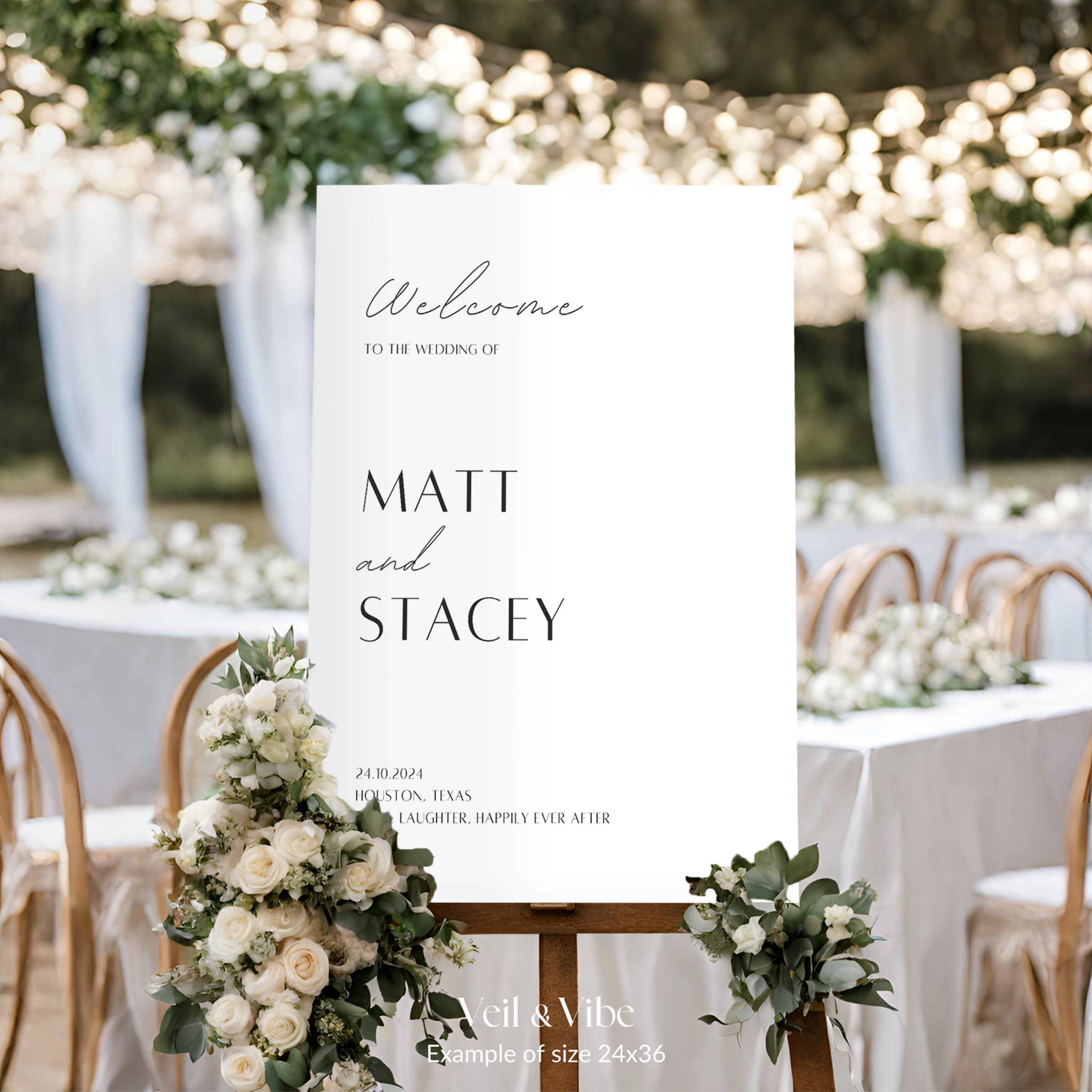 Editable Wedding Welcome Sign Template Wedding Poster Printable Script ...