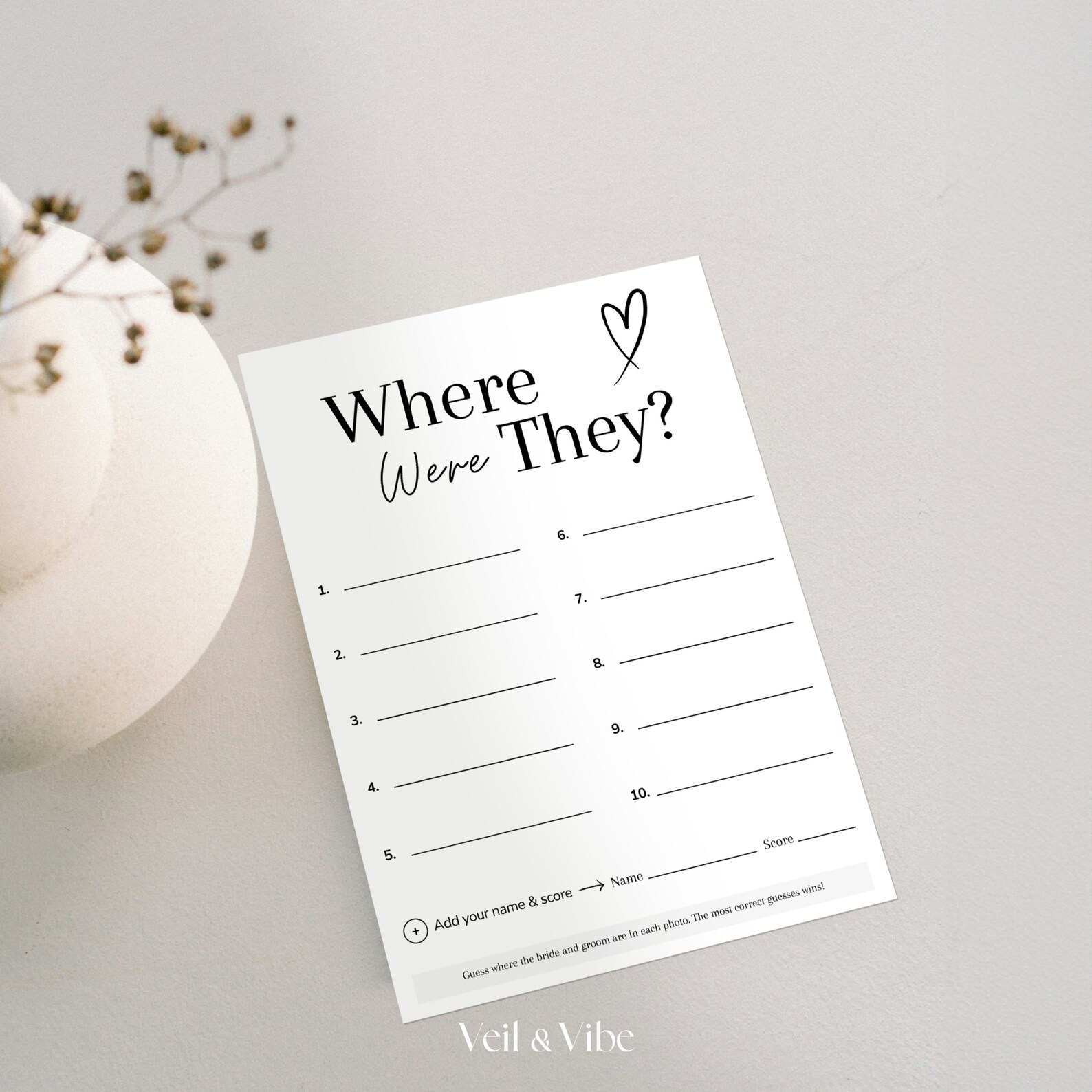 Photo inspiration: They Are A Game Reference: Where Were They Bridal Shower Game Template Game For Bridal