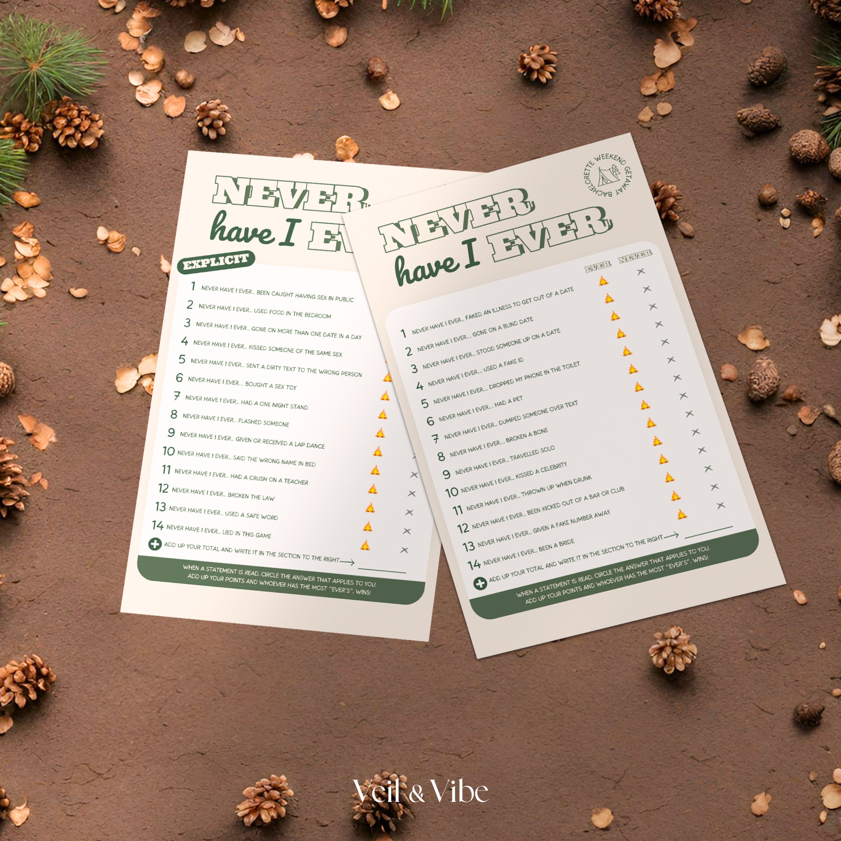 Camp Games for Bachelorette Party Camp Theme Bachelorette Game Etsy