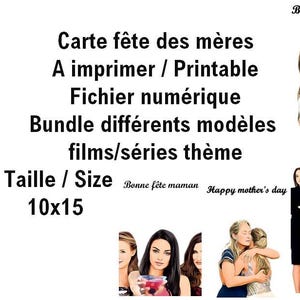 Cartes à imprimer fête des mères / Printable cards for mother's day
