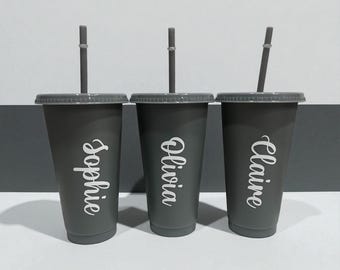 Vinyl Name Stickers For Water bottles,  PERSONALISED NAME LABEL Bridesmaid names, Personalised gift, Birthday Gift labels , name decals