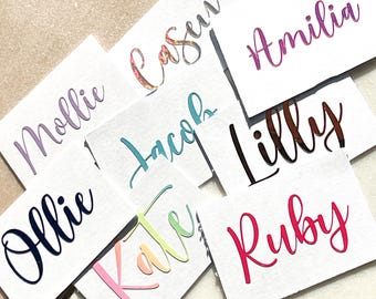 Vinyl Name Stickers For Water bottles Bridesmaid gift decals Personalised name labels Customised name sticker hen party decals