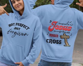 Sweat à capuche chrétien, chemise religieuse, sweat-shirt à capuche, cadeau pour ami, vêtements chrétiens