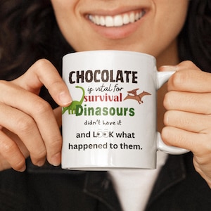 Chocolate Lover Mug, Hot Cocoa Mug, Funny Chocolate Mug, Chocolate Gift, Ceramic Mug,