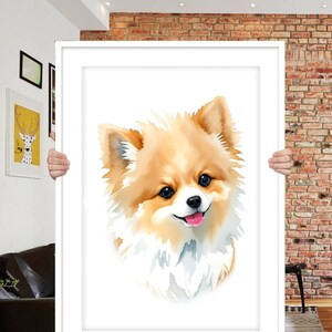 Custom PET PORTRAIT Watercolor dog portrait Pet portrait painting Portrait from photo Dog memorial Pet loss gift Dog painting memorial