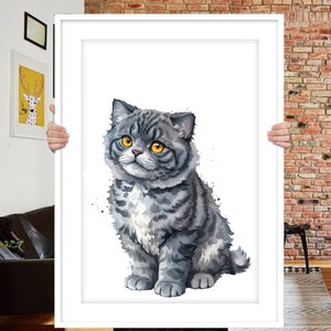 Watercolor pet portrait Full Body Pet Painting Watercolor Pet Portrait Mini dog Portrait Pet emorial Personalized Pet Portrait Pet Loss