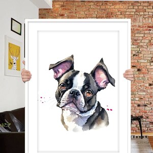 Pet portrait from photo Watercolor pet painting Custom watercolor pet portrait Custom dog portrait Dog memorial Dog portrait painting