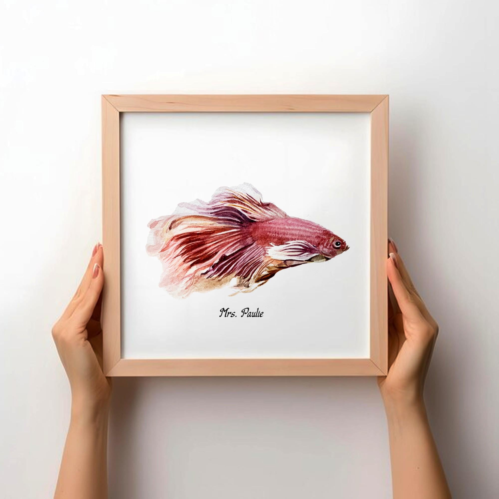 Betta fish painting - Etsy 日本