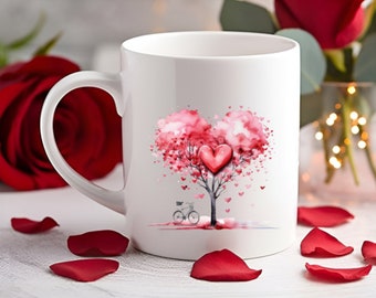 Mug Saint Valentin -Plusieurs modèles- Cadeau Saint Valentin - Mug personnalisable - Mug cadeau anniversaire - Mug amour - Mug amoureux