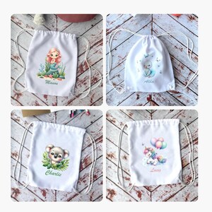 Sac pochon maternelle - Sac enfant personnalisé - Sac école maternelle - Sac à dos personnalisable prénom - Sac à cordon - Sac crèche