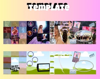 Instagram Digital Scrapbook Post Template (Y2KTHEME) | Canva Pro ...