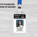 Printable Teacher ID Name Badge Template | School Halloween Costume ...