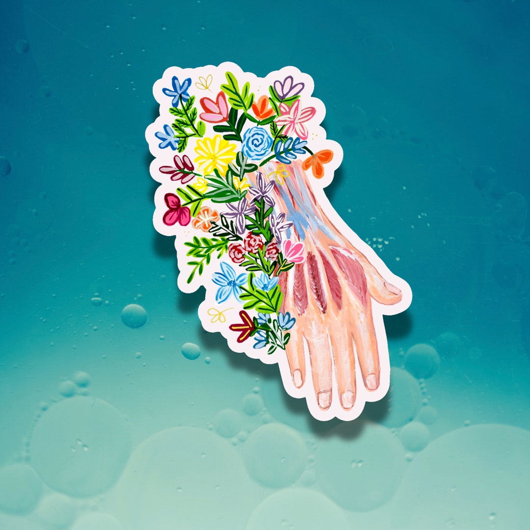 Hand Sticker - Etsy