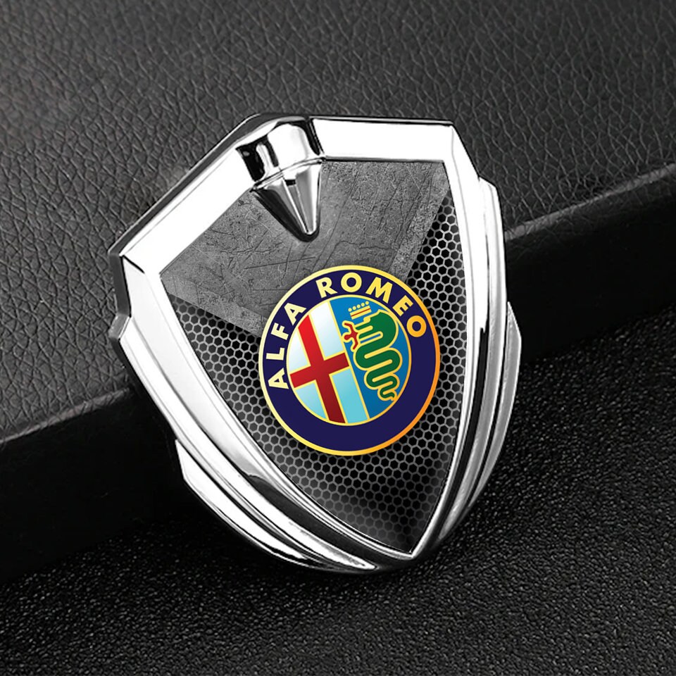 Alfa Romeo Schlüsselanhänger Neu OEM Metall Emblem lapel badge Key Ring