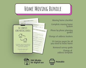 Moving Home Planner Bundle