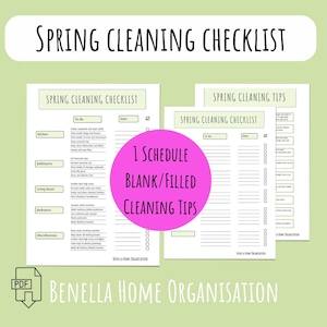 Tipps für den Frühjahrsputz, Checkliste für den Frühjahrsputz, Checkliste für die Grundreinigung, Frühjahrsputz