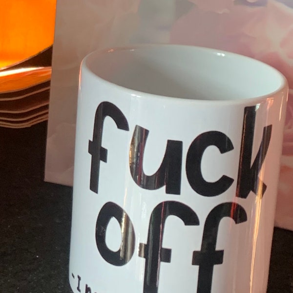 Funny explicit mug gift boxed