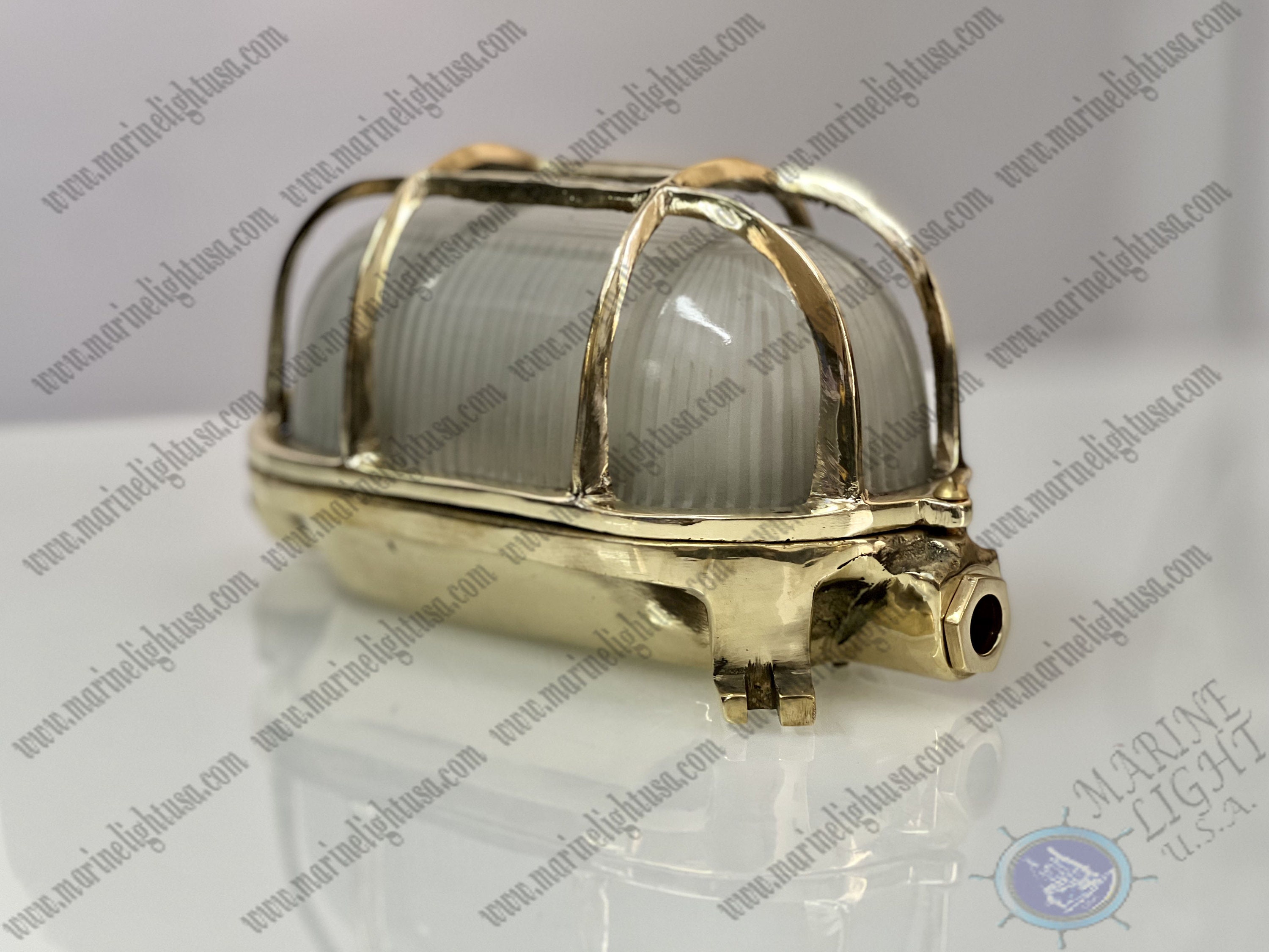 Online Vintage Nautical Style Wall Ceiling Mount Bulkhead Cage Cover