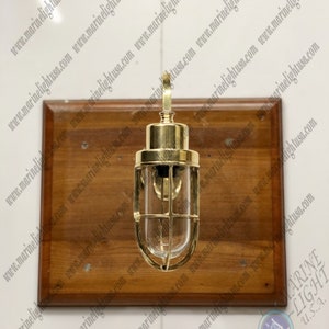 Maritime Home Decoration Indoor/Outdoor Nautical Arched Solid Brass Wall Swan Passage Bulkhead Light image 3