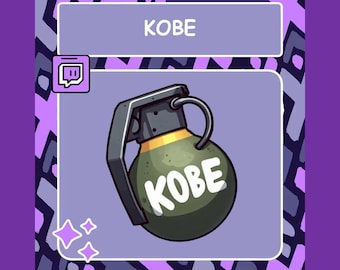 Emote Twitch KOBE, emote Discord, emote MEME, emote grenade, emote YouTube, emote Tiktok, emote cool, emote explosif, emote CS2, emote FPS