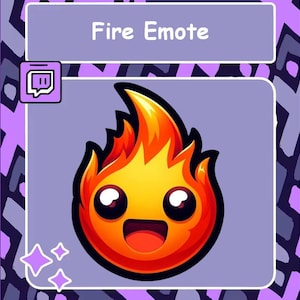 Fire Emote, Twitch Emote, Youtube Emote, Discord Emote, Community Emote, Streamer Emote, Bright Emote, Warm Emote, Funny emote, Cute emote