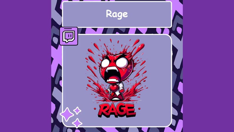 Rage Twitch Emote, Exploding Edgy Emote (digital Download) - Etsy