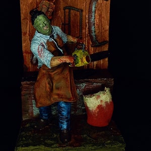 Leatherface the figurine from &quot;Texas chainsaw massacre&quot; movie