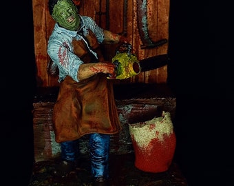 Leatherface the figurine from &quot;Texas chainsaw massacre&quot; movie