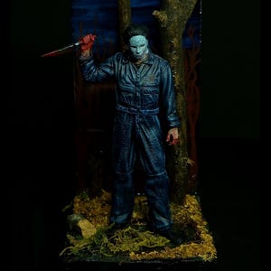 Michael Mayers miniature from the movie Halloween
