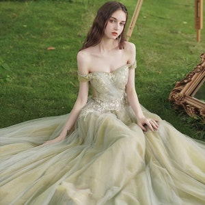 Enchanted forest themed prom dresses store