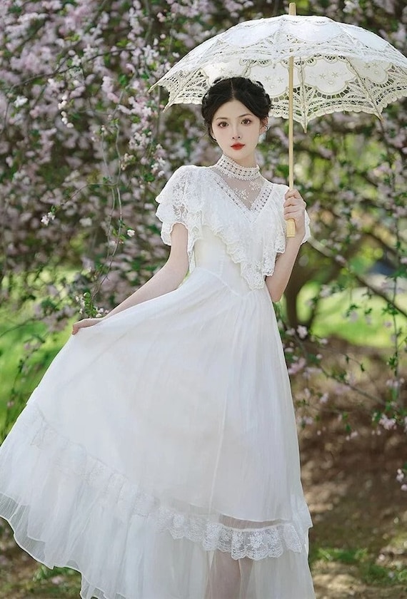 Vintage white party clearance dress