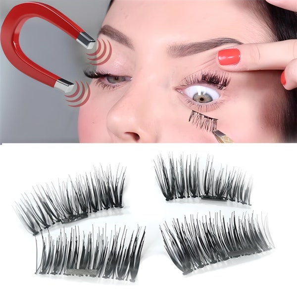 Magnetic self-adhesive eyeliner set - combines both: eyeliner and eyelash glue in one product