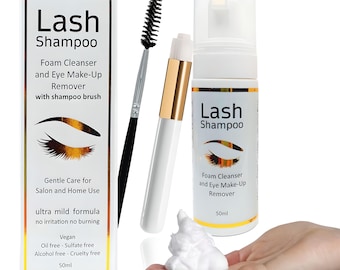 Test winner: XXL Lashes eyelash shampoo, micellar foam cleaner with wild rose, 50 ml - including eyelash shampoo brush