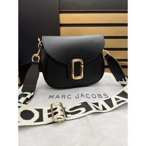 Marc Jacobs Snapshot Camera Bag Shoulder Bag Cross Body Cream White × Black