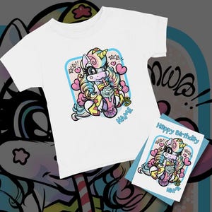Camiseta de aniversário personalizada QUALQUER NOME DE IDADE Traje de aniversário Pacote de cartão Cartão de aniversário Suprimentos para festa de super-heróis Presentes para crianças Camisa infantil Cartão