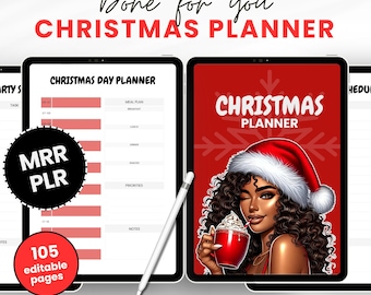 Ultimate Christmas Planner | Editable PLR Templates