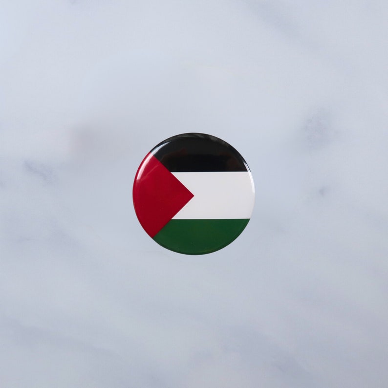 Badge avec le drapeau de la Palestine image 1